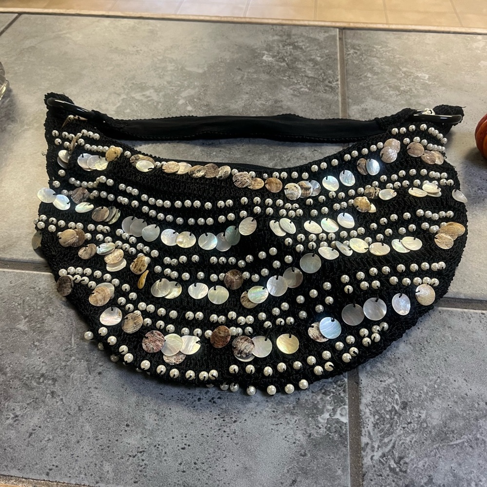 boho knit purse